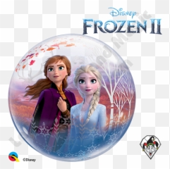 22 Inch Disney Frozen 2 Bubble Qualatex 1ct - Frozen Balloons Png,Frozen 2 Png