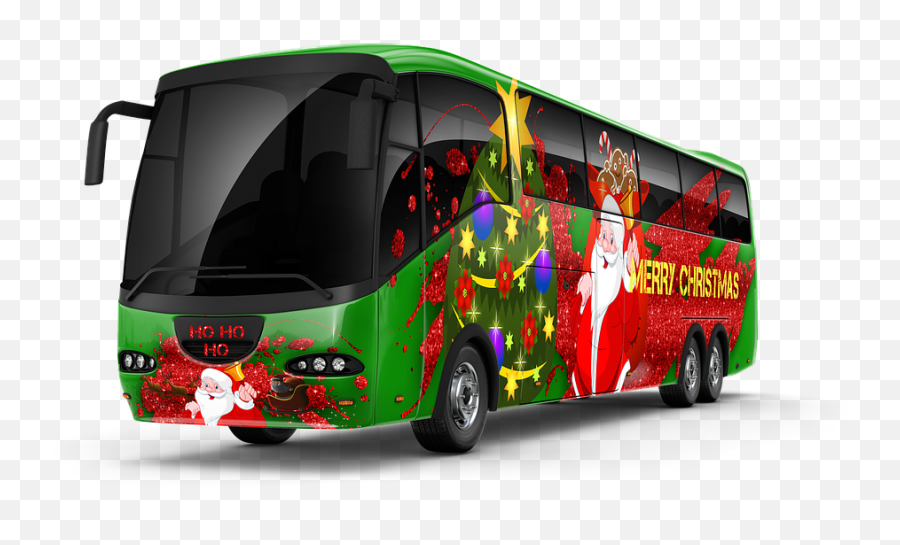 Christmas Bus Transparent Png Image - 2018 World Cup,Bus Transparent Background
