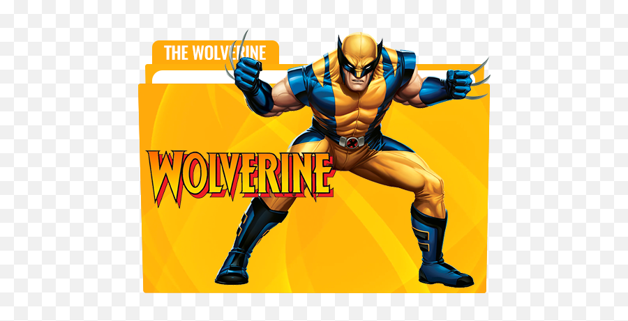 The Wolverine Comic Folder Icon Free - Marvel Wolverine Png,Wolverine Transparent