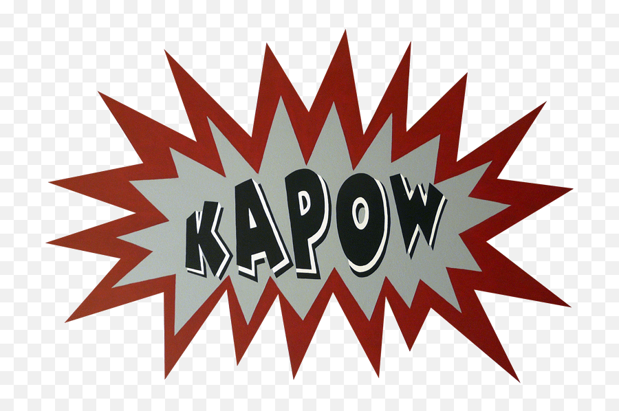 Kapow Cartoon Popart Painting - Space Colony Ark Png,Kapow Png