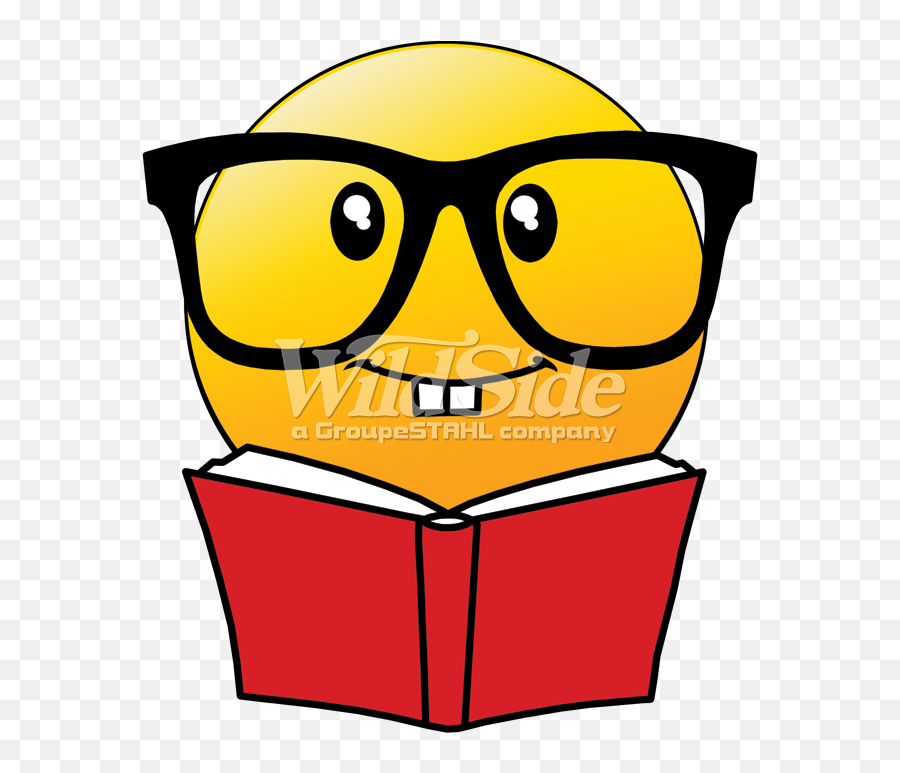 Emoji Reading Book With Glasses - Reading Book Emoji Reading Png,Glasses Emoji Png