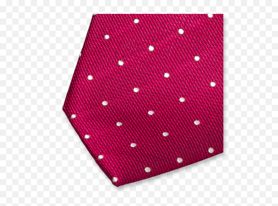 Fuchsia Tie With White Dots - Polka Dot Full Size Png Polka Dot,White Polka Dots Png