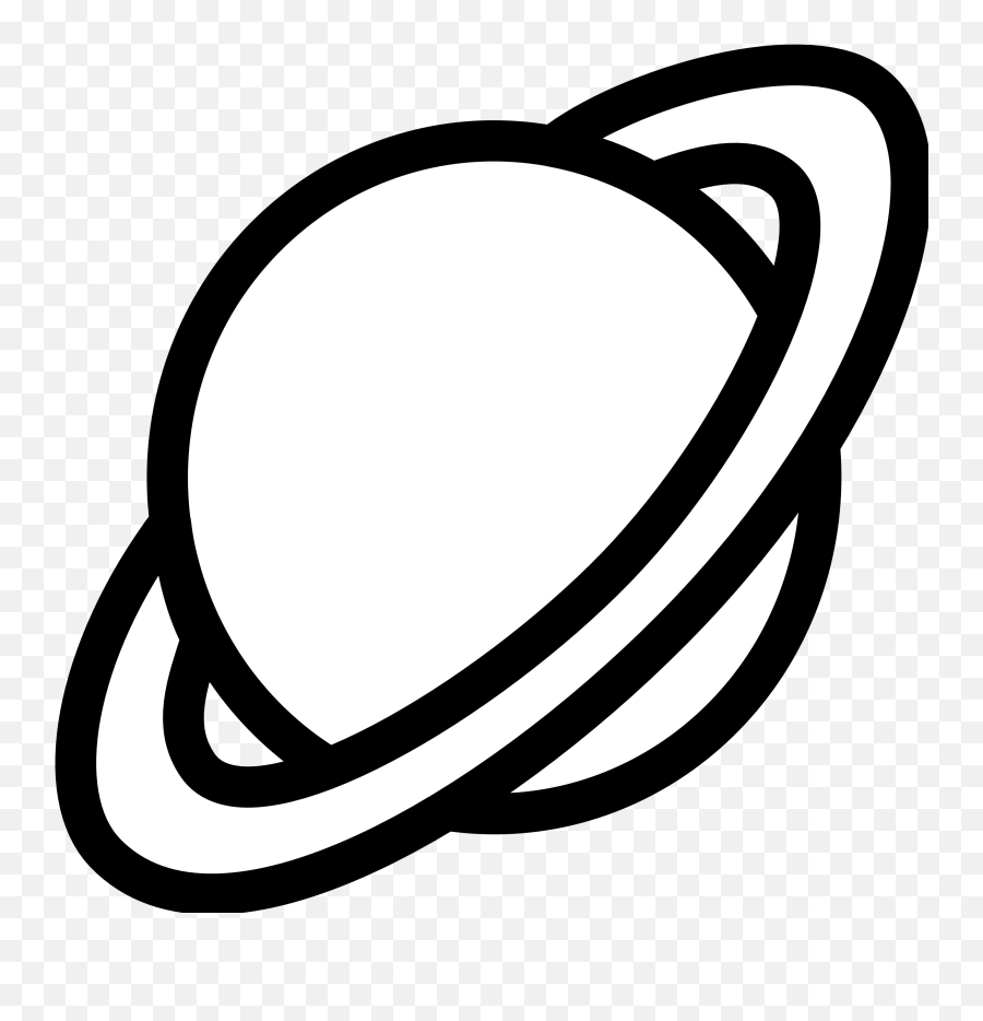 Black And White Icon Png - Black And White Saturn,White Png