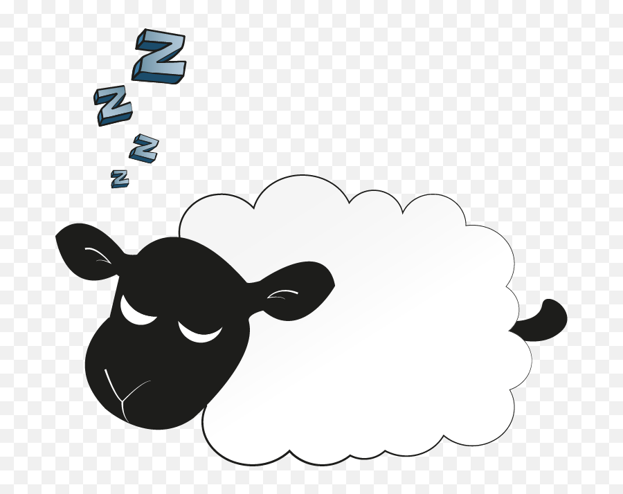 Sheepie Sleepy - Sleeping Sheep Clipart Png,Sheep Transparent