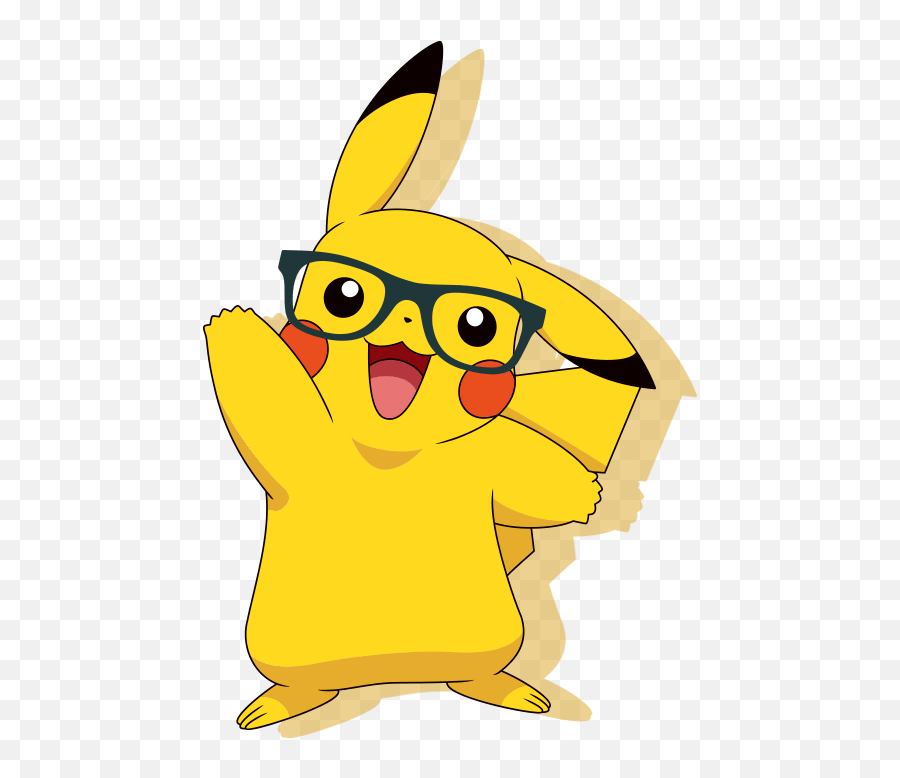 Download Pikachu Con Lentes Gif Hd Png - Uokplrs Pokemon Drawing Cute Pikachu,Pikachu Gif Transparent