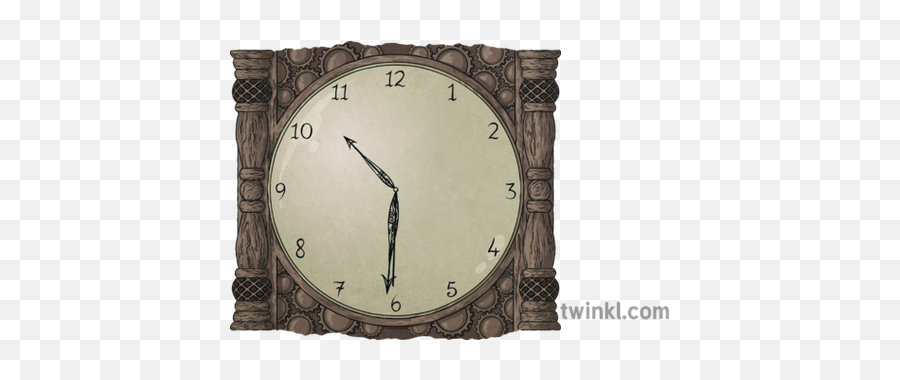 Clock Face 2 Illustration - Twinkl Solid Png,Clock Face Png