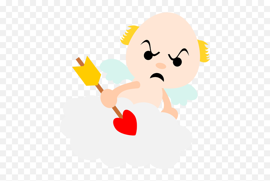 Download Hd Angry Cupid Transparent Png Image - Nicepngcom Angry Cupid,Cupid Transparent
