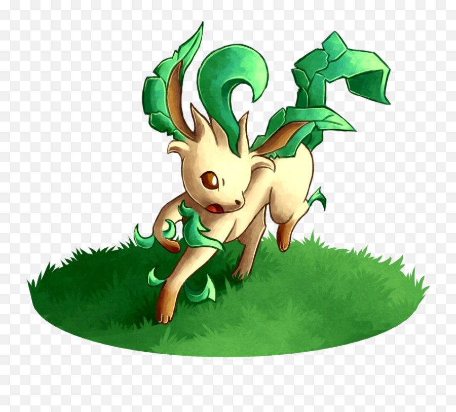 Leafeon Hd Png Transparent Background - Portable Network Graphics,Leafeon Png