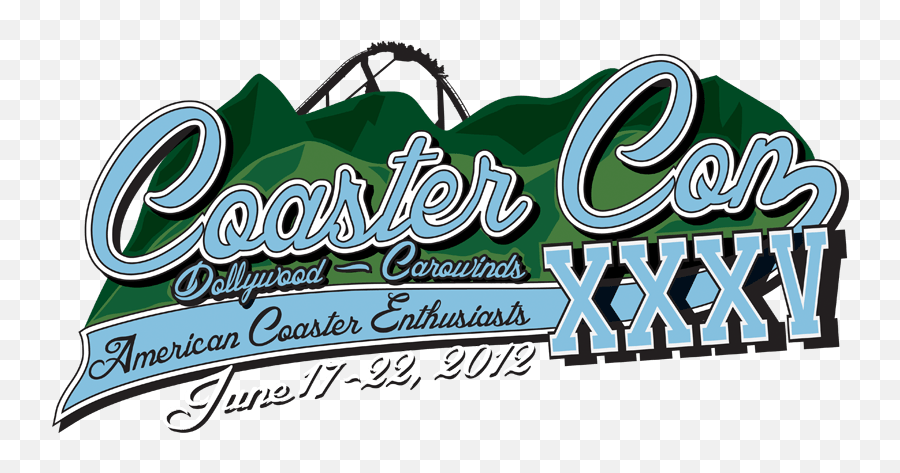 American Coaster Enthusiasts 35th - Signage Png,Carowinds Logo