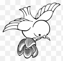 Bird Clipart - Drawing Of Flying Birds 850x824 Png Simple