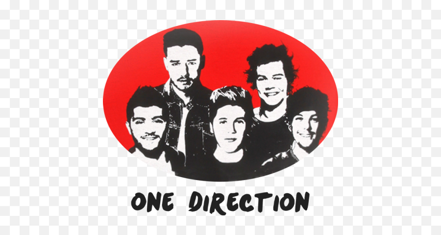 Tricouri Si Bluze Cu One Direction Stencil Logo - One Direction Png,One Direction Logo