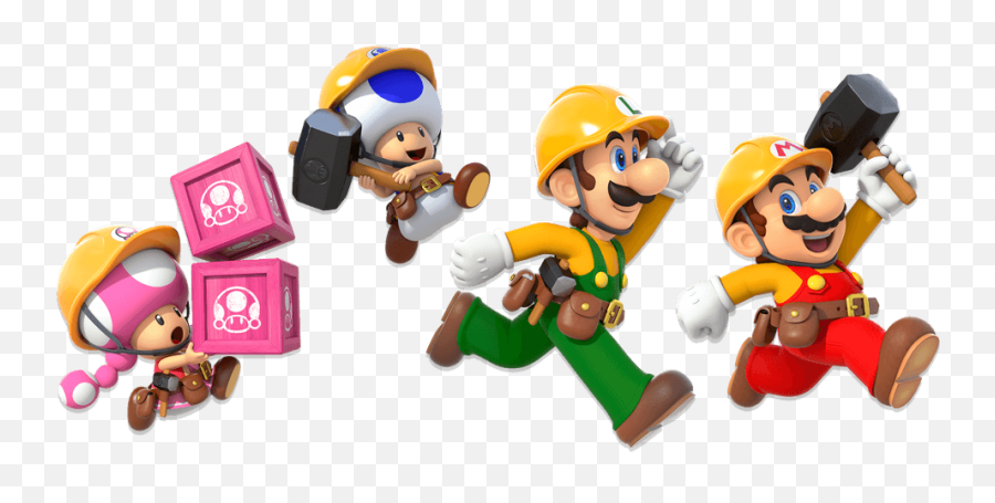 Playable Characters - Super Mario Maker 2 Characters Png,Mario Maker Png