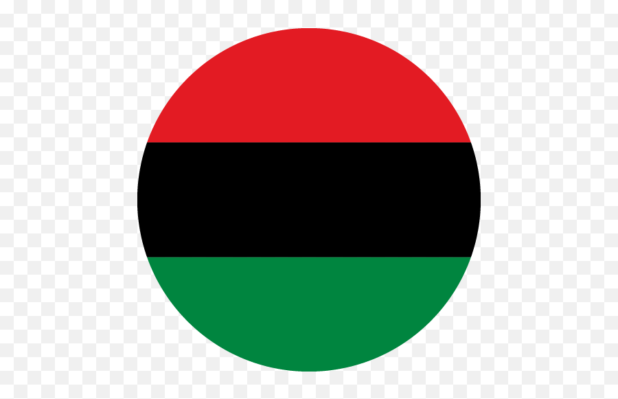 Pan African Flag - Pan African Flag Circle Png,American Flag Circle Png