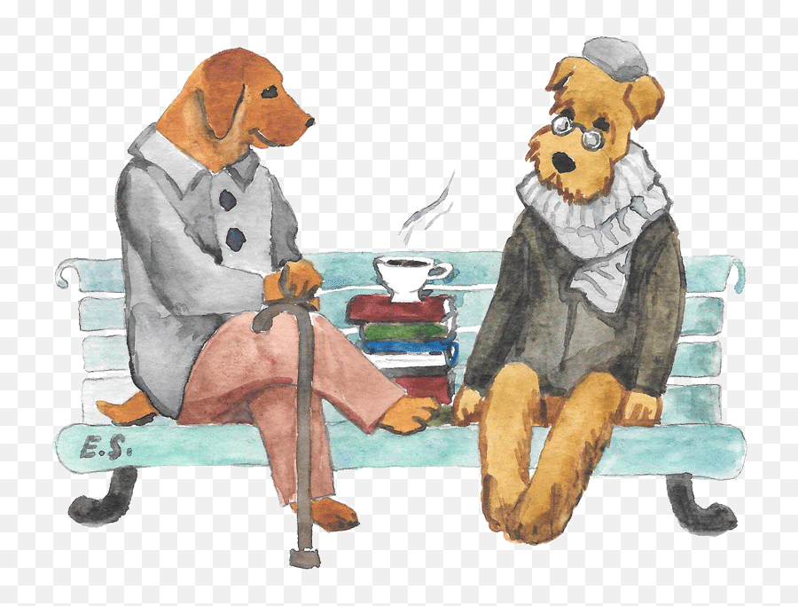 Dog Sitting Png - Illustration,Dog Sitting Png