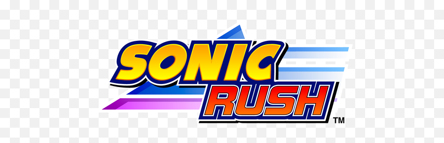Sonic 25th Anniversary - Transparent Sonic Rush Logo Png,Sonic Rush Logo