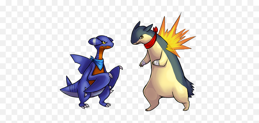 Gabite And Typhlosion U2014 Weasyl - Dragon Png,Typhlosion Png