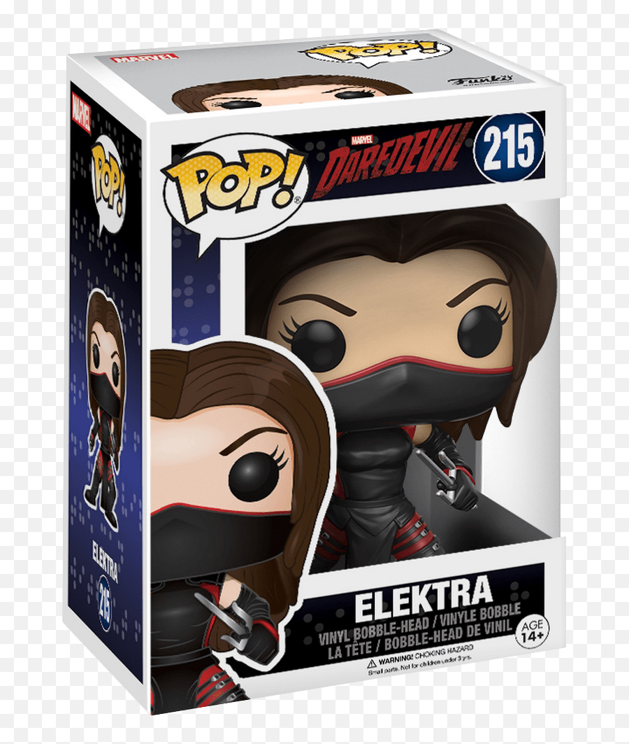 Funko Pop Marvel Daredevil - Elektra Vinyl Bobblehead New Pop Mortal Kombat Funko Png,Daredevil Transparent