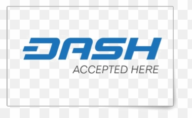 Dash Accepted Here Png Transparent - Block Ice