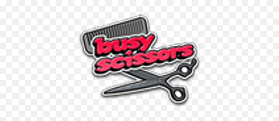 Busy Scissors - Emblem Png,Scissors Logo