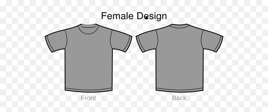 Grey T Shirt Template Transparent U0026 Png Clipart Free - Blank Grey T Shirt Template,Shirt Template Png