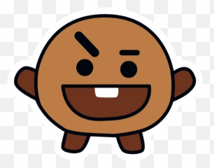 Bts Bt21 Shooky Suga Sticker - Bt21 Suga Png,Jimin Circle Icon