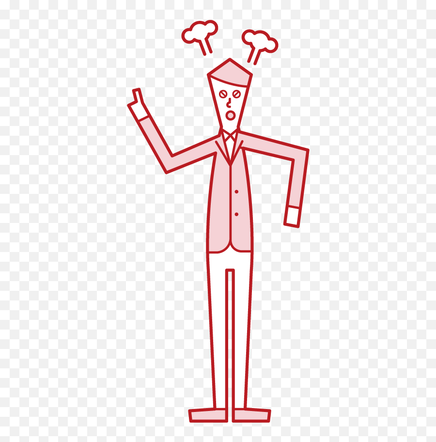 Illustration Of Angry Person Man In Suit Free - Standing Png,Dude In. Suit Icon Png