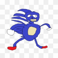 Sound Of Going Fast - Sonic Meme Png,Sanic Png