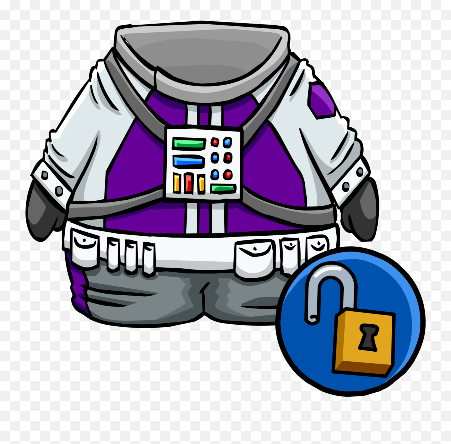 Purple Space Suit Unlockable Icon Png - Space Suit Club Penguin,Space Suit Icon