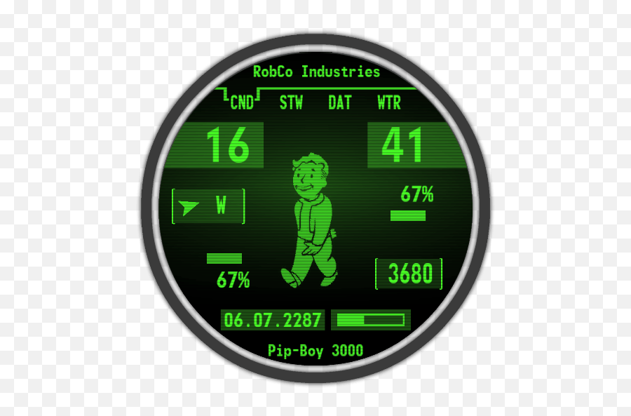 Pip - Boy Watchface Bonus Minarwmwatchpipboy Apk Aapks Huawei Watch Gt 2 Pipboy Png,Vault Boy Icon