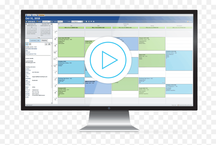 Quickbooks Scheduling Software For Field Service - Technology Applications Png,Scheduler Icon