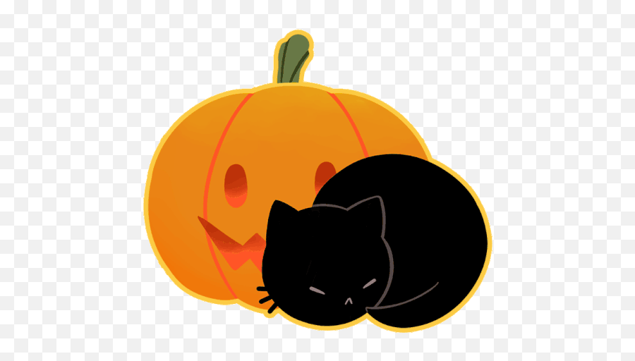 Cat Halloween Sticker - Cat Halloween Gato Discover Gato Halloween Gif Png,Halloween Cat Icon