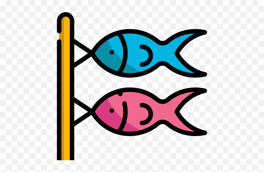 Koinobori - Free Signs Icons Fish Png,Small Fish School Icon