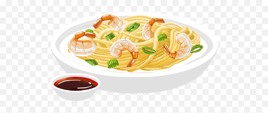 Wasabi Flavored Prawns With Soba Noodles - Bowl Png,Noodle Icon Vector