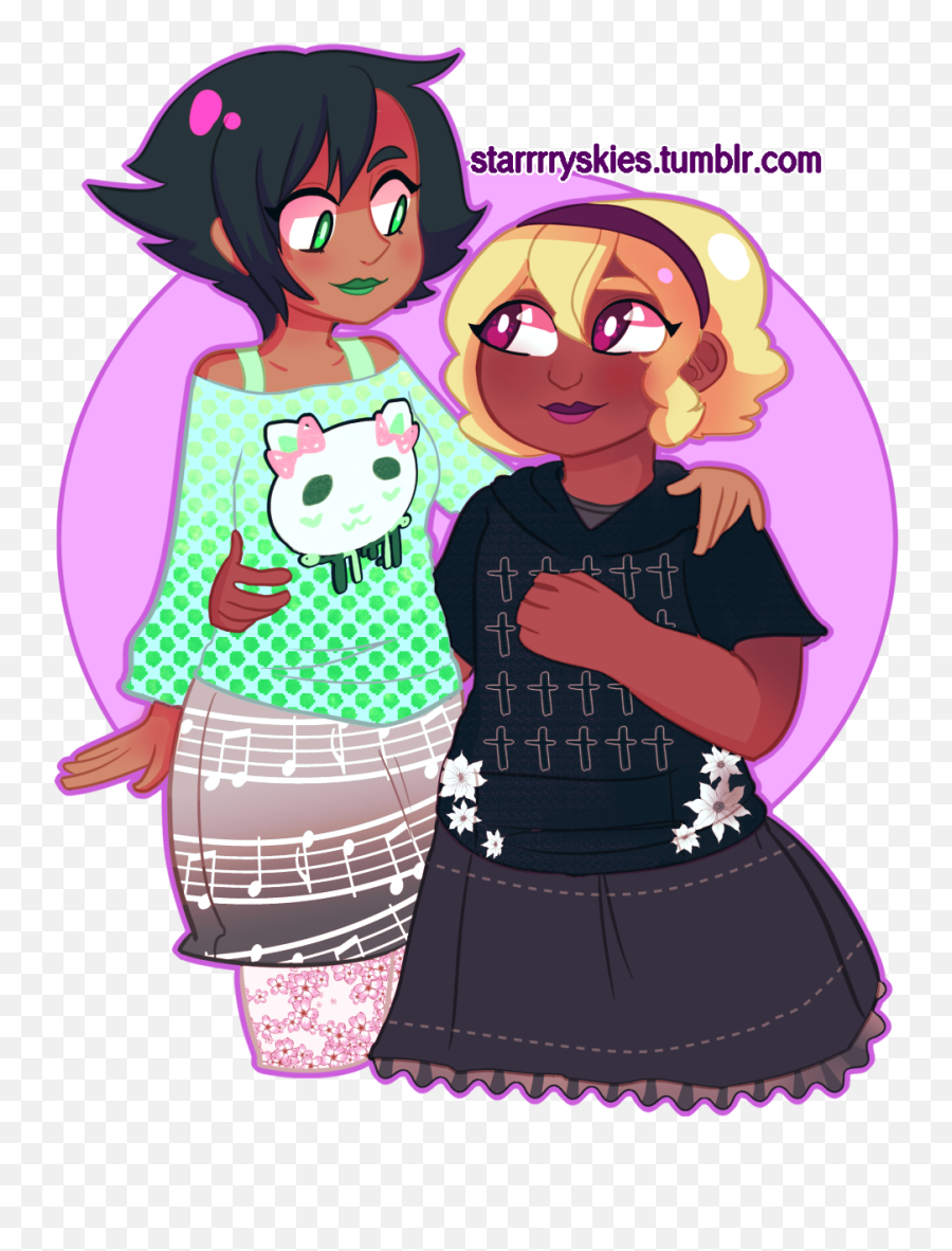 Pastel Goth Girlfriends - Pastel Goth And Girlfriend Png,Pastel Goth Png