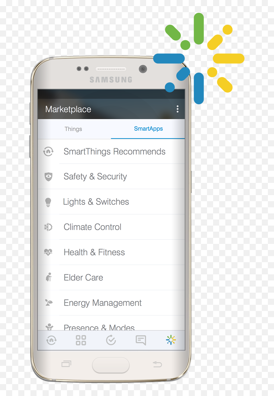 The New Smartthings App - Marketplace Option In Smartthings Png,Sync Jawbone Icon With Iphone