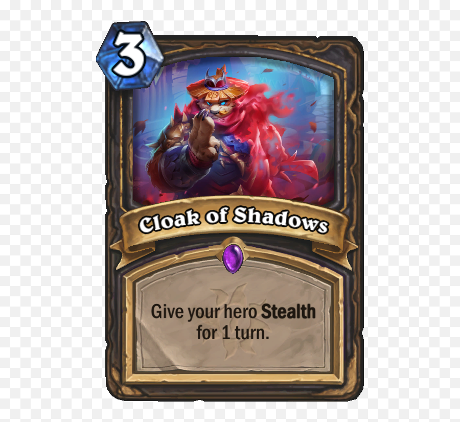 Cloak Of Shadows - Hearthstone Wiki Cloak Of Shadows Hearthstone Png,Overwatch 512 Icon