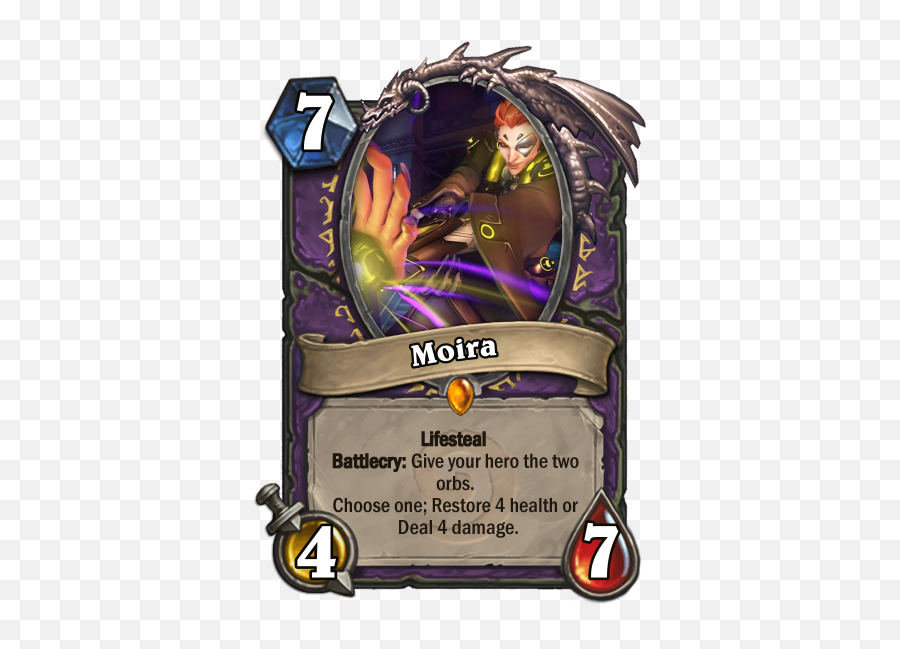 Overwatch Classic Cards - Warlock Fan Creations Am Mal Ganis I Am A Turtle Png,Moira Overwatch Icon