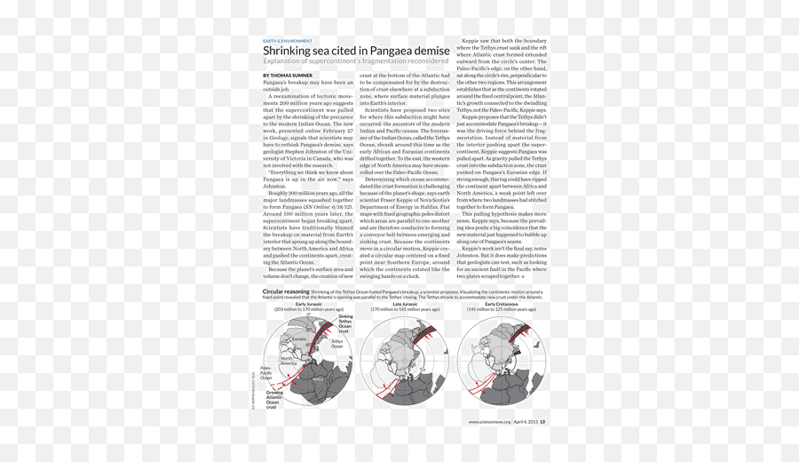 Science News - April 4 2015 Page 1213 Closing Of The Tethys Sea Png,Jawbone Icon Hd Black Thinker