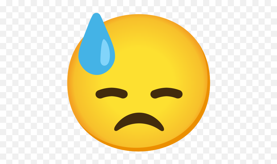 Downcast Face With Sweat Emoji Png Food Icon Meanings