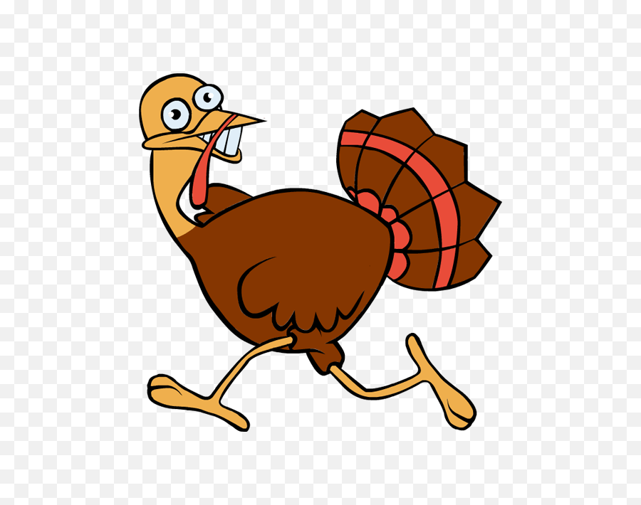 Clipart Free - Running Turkey Clipart Png,Turkey Clipart Transparent Background