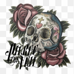 Mine Pierce The Veil Skull Transparent Band Edit - Pierce Bring Me The Horizon Artwork Png,Veil Png
