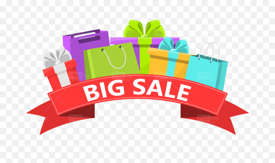 Big Sale Shopping Bags Png - Big Sale Shopping Bags,Sale Png