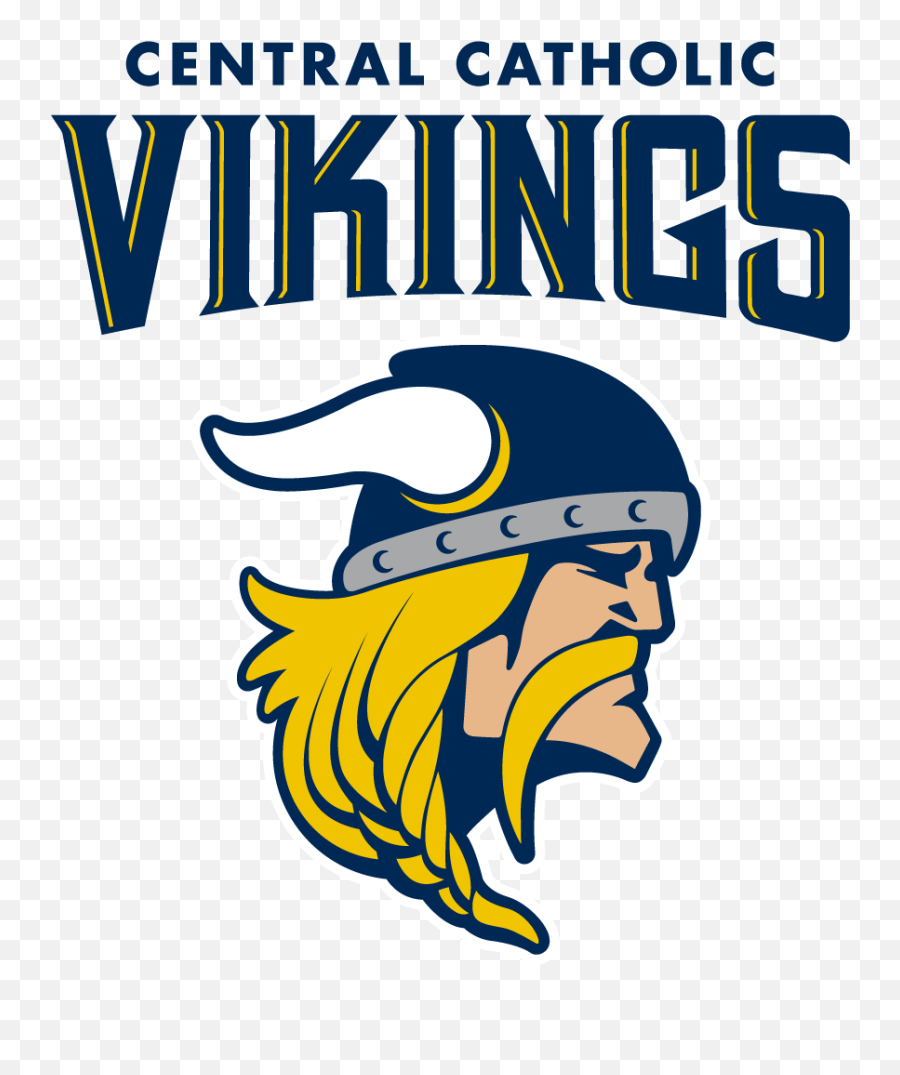 Central Catholic High School Unveils New Visual Identity - Central Catholic Vikings Png,Viking Helmet Logo