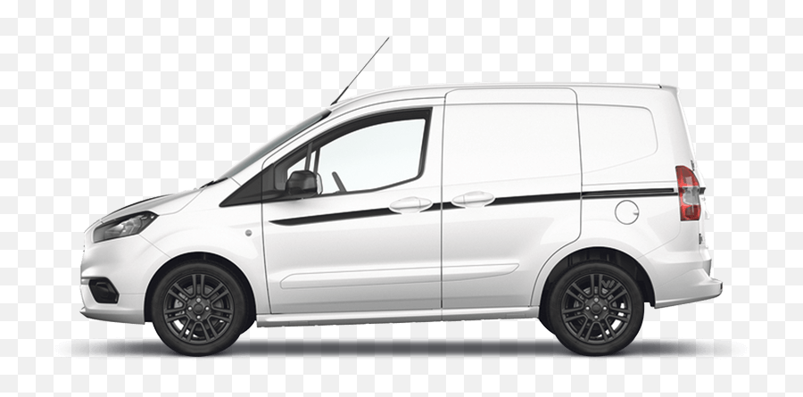 Ford Transit Courier 15 Tdci 100ps Sport Van 6 Speed - Ford Courier Png,White Van Png