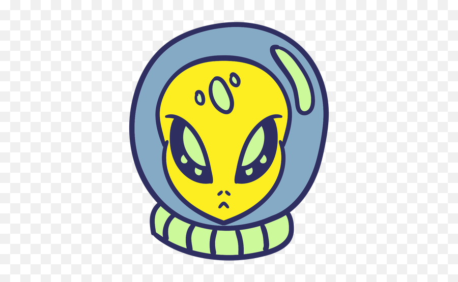 Astronaut Helmet Colorful Stroke - Astronaut Helmet Art With Alien Png,Astronaut Helmet Png