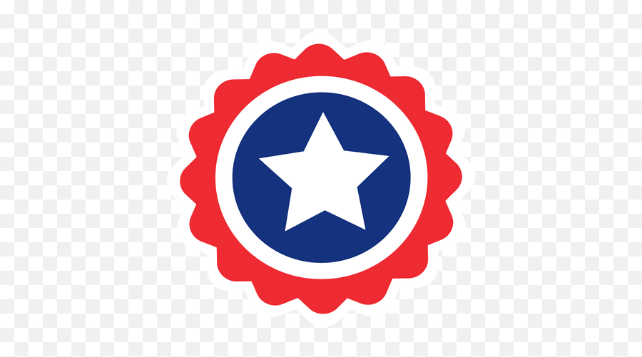 Round Star Usa Flag Label - Transparent Png U0026 Svg Vector File Cute Bakery Labels,American Flag Clip Art Png