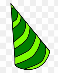 Download Birthday Clip Art - Green Hat Png PNG Party