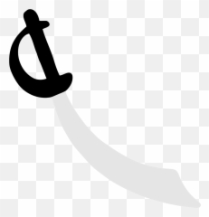 Cutlass Pirate Sword - Free Vector Graphic On Pixabay Clip Art Pirate Sword Png,Sword Logo Png