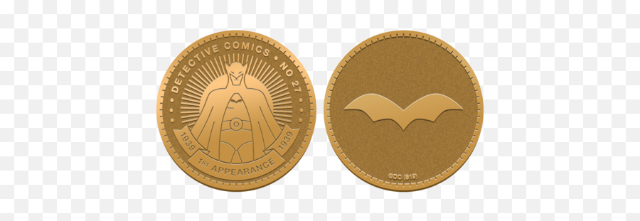 Tokun Collectible Coins - Brown Bear Png,Batman Symbol Png