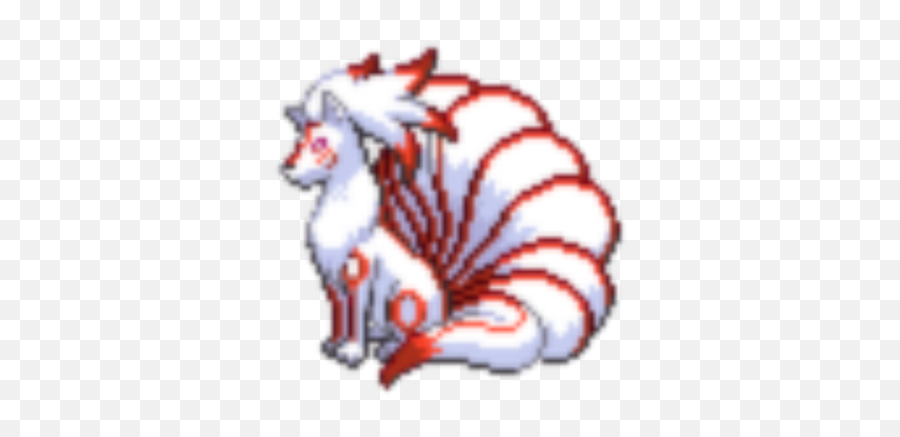 Okami Ninetales - Project Pokemon Alolan Vulpix Full Size Creative Arts Png,Vulpix Png